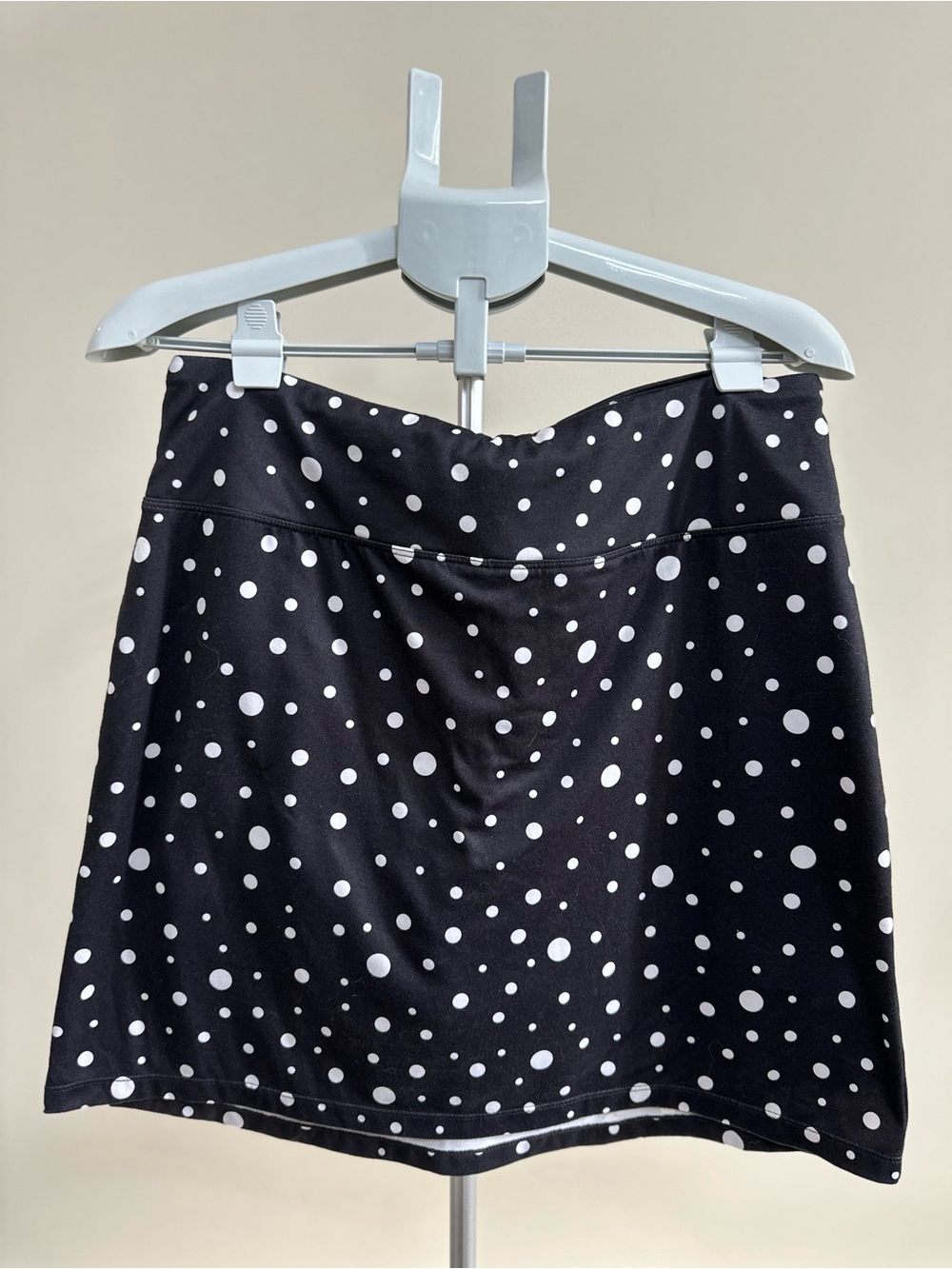 Polka Dot Skort - Black and White